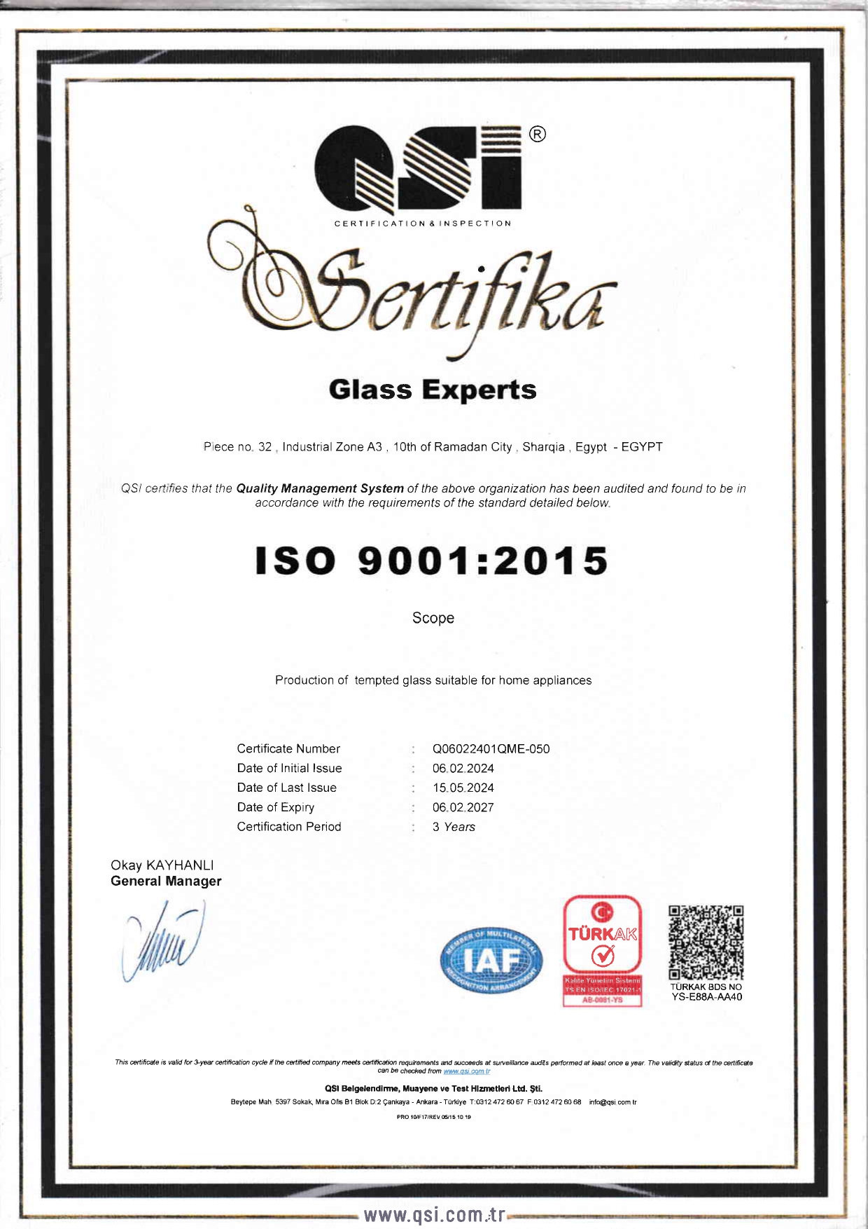 Certificate 1